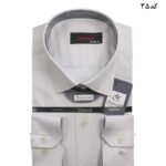 پیراهن-مردانه-مجلسی-تیترون-آرو-Danoub-جعبه-دار-طوسی-خیلی-روشن-کد35