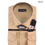 پیراهن-مردانه-مجلسی-تیترون-آرو-Danoub-جعبه-دار-کرم-زرد-کد58