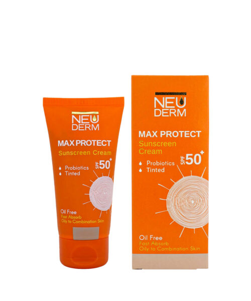 کرم-ضد-آفتاب-رنگی-فاقد-چربی-نئودرم-SPF-50-1